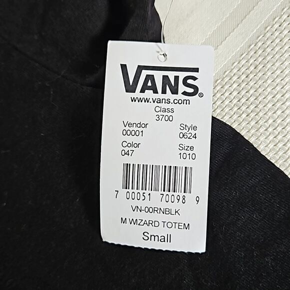 Vans Men's Classic M Wizard Totem Cotton T-shirt Black Small - Picture 8 of 16